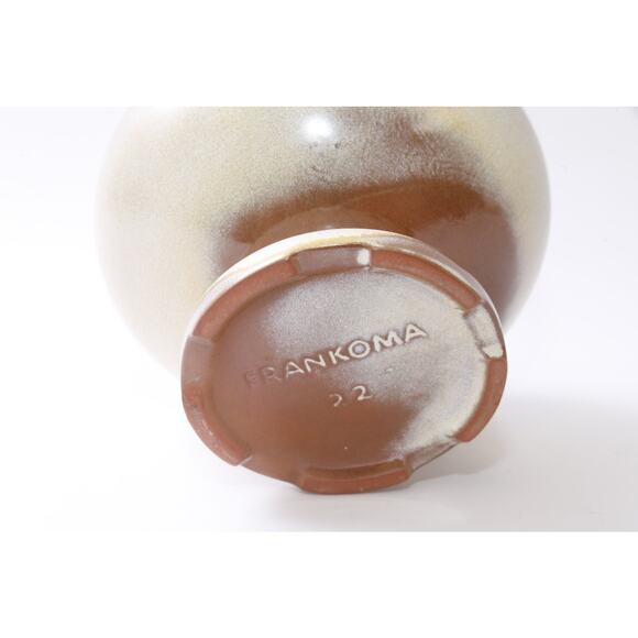 Frankoma, Vase Planter, Pot, Ceramic, Smooth, Brown, 6x6.5", Kitchen, Cooking - Picture 3 of 5